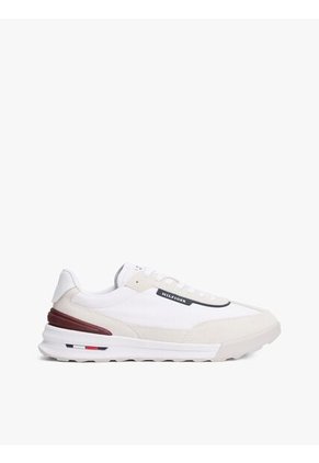 Tenis Blanco De Running Con Suela Dentada Tommy Hilfiger