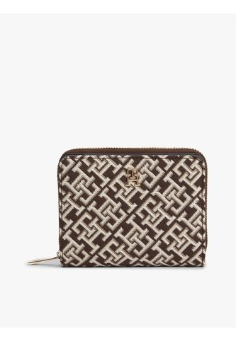 Billetera Beige Hilfiger Icon Con Monograma TH En Jacquard Tommy Hilfiger Tommy Hilfiger