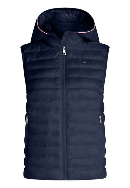 Chaleco Azul Acolchado Global Stripe Tommy Hilfiger