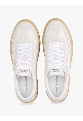 Tenis Beige Con Suela Cupsole A Contraste Tommy Hilfiger