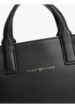 Bolso Negro Tote Con Correa Cruzada Textil Tommy Hilfiger de Tommy Hilfiger