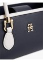 Bolso Azul Mini Satchel Con Diseño Colorblock Tommy Hilfiger de Tommy Hilfiger