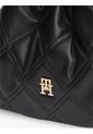 Bolso Negro Mensajero Acolchado Con Cadena Y Monograma Tommy Hilfiger de Tommy Hilfiger