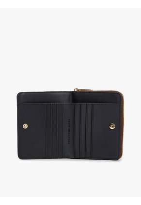 Billetera Beige Hilfiger Icon Con Monograma TH En Jacquard Tommy Hilfiger
