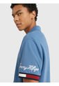 Polo De Corte Slim Con Logo De La Firma Hombre Azul Tommy Hilfiger de Tommy Hilfiger
