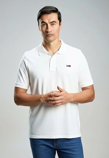 Polo TOMMY HILFIGER Blanco