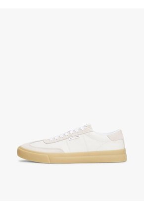 Tenis Beige Con Suela Cupsole A Contraste Tommy Hilfiger