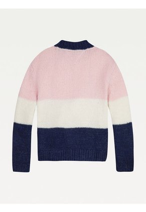 Saco Manga Larga Niña Blanco Bandera