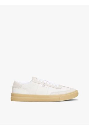 Tenis Beige Con Suela Cupsole A Contraste Tommy Hilfiger