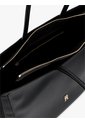 Bolso Negro Tote Tommy Icons Con Inscripción Tommy Hilfiger de Tommy Hilfiger