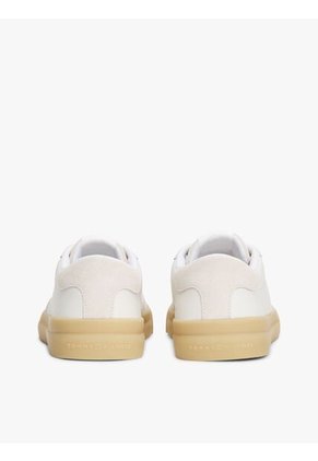 Tenis Beige Con Suela Cupsole A Contraste Tommy Hilfiger