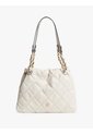 Bolso Beige Tote Acolchado Con Monograma TH Tommy Hilfiger de Tommy Hilfiger