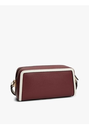 Bolso Marrón Cruzado Color Block Con Monograma Tommy Hilfiger