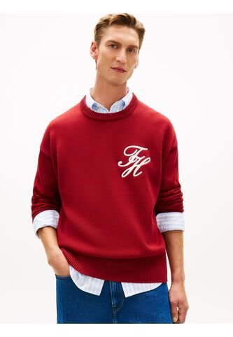 Saco Rojo Grueso Con Logo Bordado Tommy Hilfiger Tommy Hilfiger