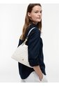 Bolso Beige Tote Acolchado Con Monograma TH Tommy Hilfiger de Tommy Hilfiger