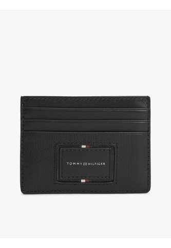 Tarjetero Negro De Cuero Granulada Tommy Hilfiger Tommy Hilfiger