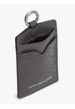 Tarjetero Gris Modern De Cuero Con Motivo De Logos Tommy Hilfiger de Tommy Hilfiger