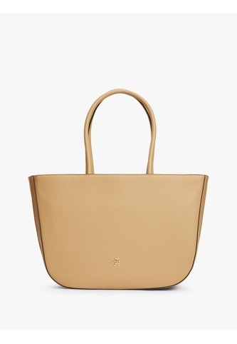 Bolso Beige Tote Tommy Icons Con Inscripción Tommy Hilfiger Tommy Hilfiger