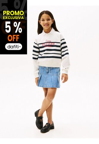 Saco Blanco Con Logo Bordado Tommy Hilfiger Tommy Hilfiger