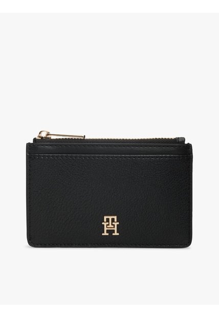 Tarjetero Negro TH Icon Tommy Hilfiger