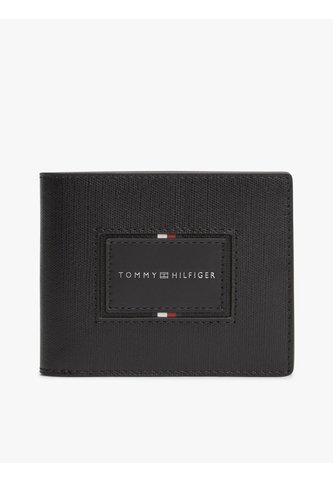 Billetera Negra De Cuero Plegable Tommy Hilfiger Tommy Hilfiger
