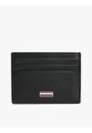 Tarjetero Negro De Cuero Con Insignia Distintiva Tommy Hilfiger de Tommy Hilfiger