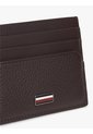 Tarjetero Marrón De Cuero Con Insignia Distintiva Tommy Hilfiger de Tommy Hilfiger