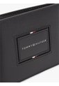 Billetera Negra De Cuero Plegable Tommy Hilfiger de Tommy Hilfiger