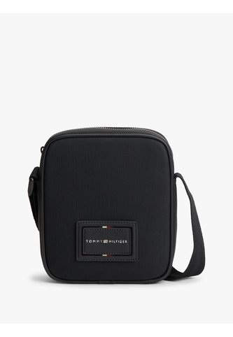 Bolso Negro Cruzado Foundation Con Logo Engomado Tommy Hilfiger Tommy Hilfiger