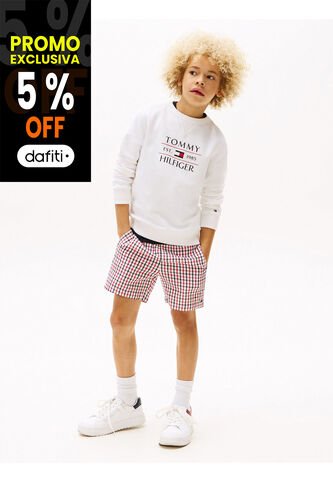 Saco Blanco Con Logo Tommy Hilfiger Tommy Hilfiger
