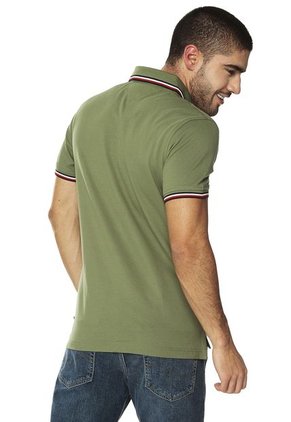 Camiseta Polo Verde Oliva Tommy Hilfiger