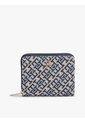 Billetera Azul Hilfiger Icon Con Monograma TH En Jacquard Tommy Hilfiger de Tommy Hilfiger