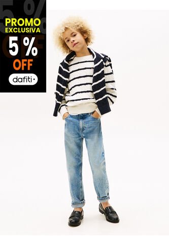 Saco De Rayas Tejido De Punto Trenzado Para Niño Tommy Hilfiger Tommy Hilfiger