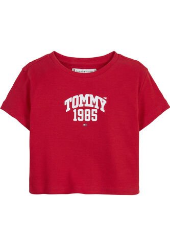 Camiseta Universitaria De Punto Elástico Para Niña Tommy Hilfiger Tommy Hilfiger
