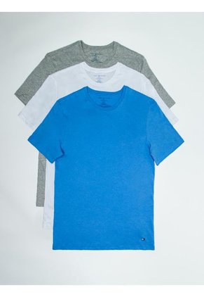 Pack De 3 Camiseta De Cuello Redondo Con Logo Tommy Hilfiger