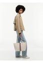 Bolso Beige Im Latam Tote Tommy Hilfiger de Tommy Hilfiger