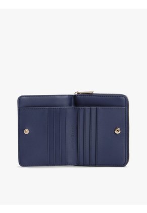 Billetera Azul Hilfiger Icon Con Monograma TH En Jacquard Tommy Hilfiger