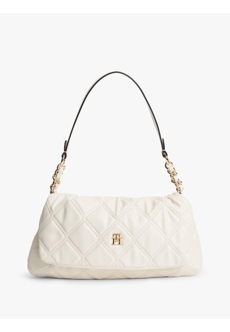 Bolso Beige De Hombro Acolchado Con Monograma TH Tommy Hilfiger Tommy Hilfiger