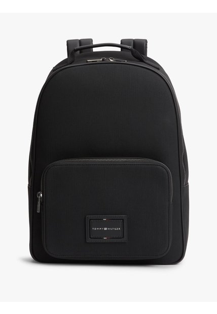 Morral Negro Con Parche Con Logo Tommy Hilfiger