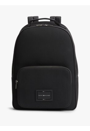 Morral Negro Con Parche Con Logo Tommy Hilfiger