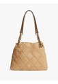 Bolso Beige Tote Acolchado Con Monograma TH Tommy Hilfiger de Tommy Hilfiger