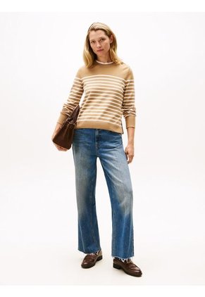 Saco Beige Con Botones Dorados Tommy Hilfiger