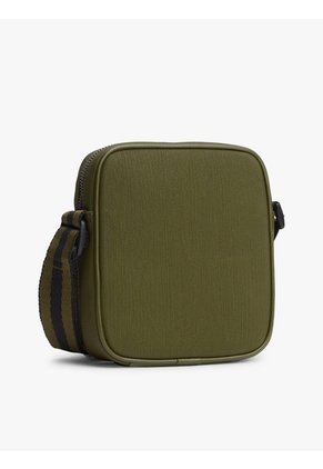 Bolso Verde Cruzado Foundation Con Logo Engomado Tommy Hilfiger
