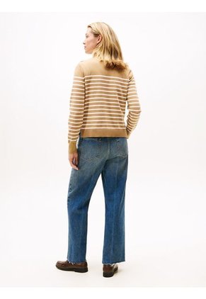 Saco Beige Con Botones Dorados Tommy Hilfiger