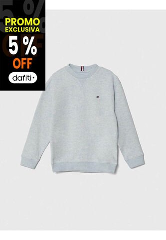 Saco Gris Timeless Con Logo Para Niño Tommy Hilfiger Tommy Hilfiger