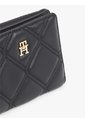 Billetera Negra Plegable Acolchada Con Monograma TH Tommy Hilfiger de Tommy Hilfiger