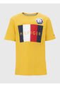 Camiseta Manga Corta De Cuello Redondo Con Logo Tommy Hilfiger de Tommy Hilfiger