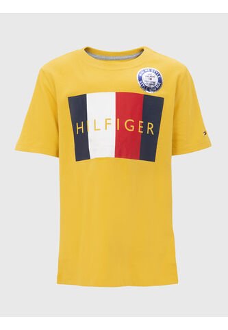 Camiseta Manga Corta De Cuello Redondo Con Logo Tommy Hilfiger Tommy Hilfiger