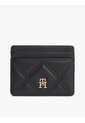 Tarjetero Negro TH Feminine Con Insignia Tommy Hilfiger de Tommy Hilfiger