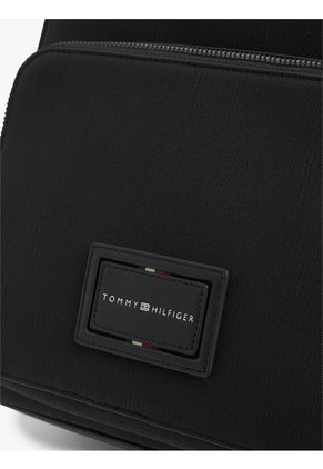 Morral Negro Con Parche Con Logo Tommy Hilfiger